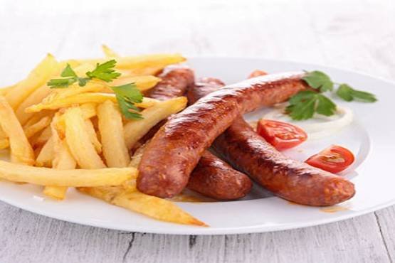 Sausages & Chips